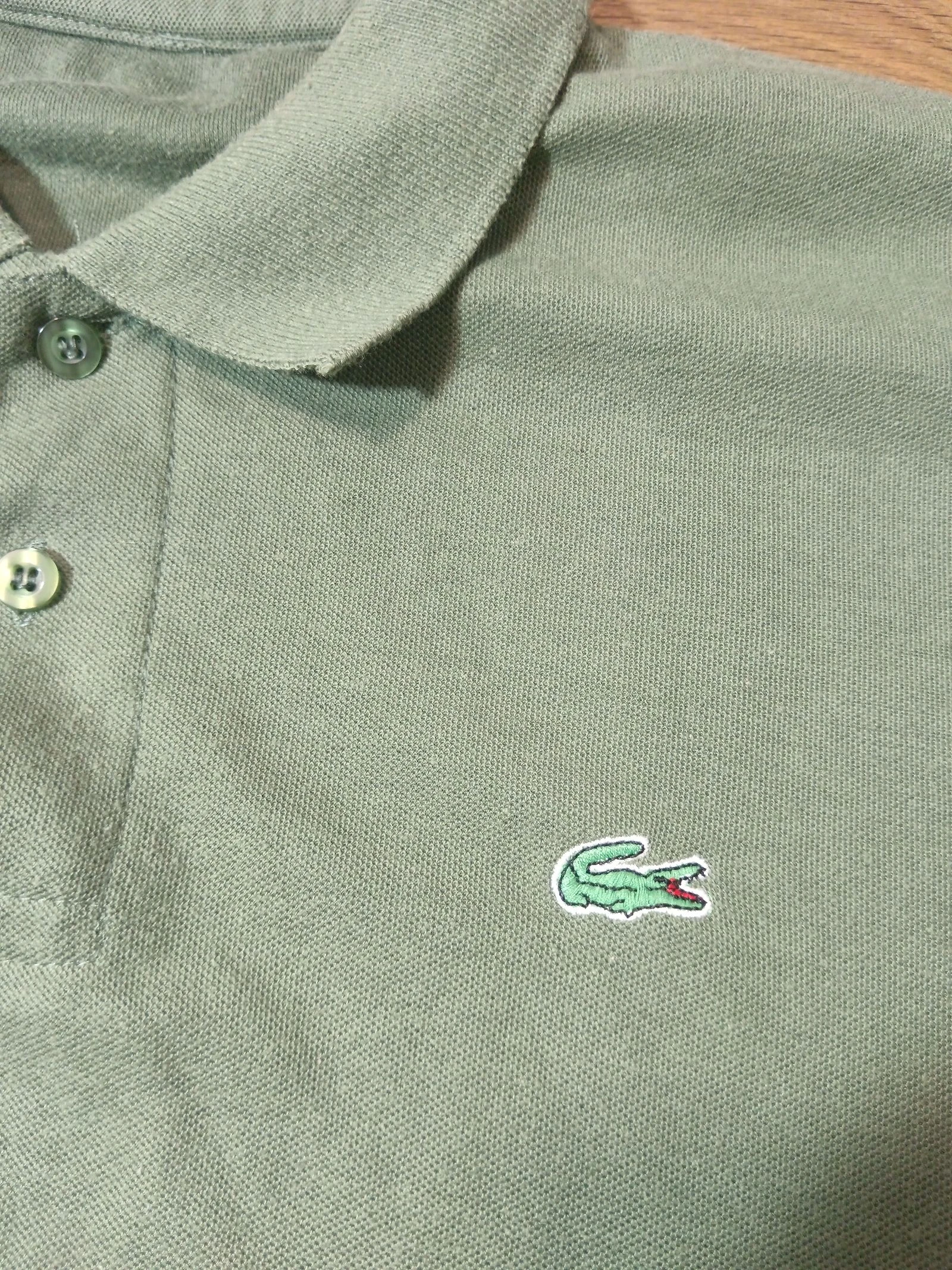 Lacoste Khaki Green Classic Polo Shirt - Talla S – photo 2